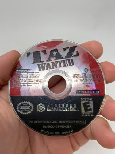 Taz Wanted (Nintendo Gamecube) DISC ONLY Loose Tested Clean Fast Shipping! — photo 2