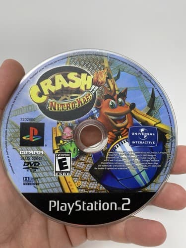 Crash Nitro Kart (Sony PlayStation 2, 2003) Disc only ~ Tested Working — photo 2
