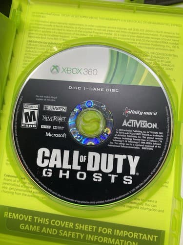 Lot of 4 Call of Duty Xbox 360 Black Ops II Modern Warfare Advanced Ghosts — photo 6