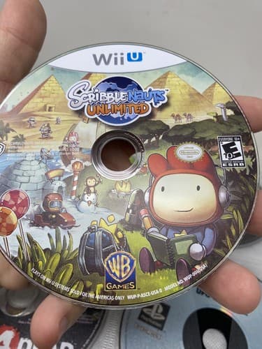 Scribblenauts Unlimited (Nintendo Wii U, 2012) Used Disc Only Ships Fast — photo 2