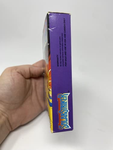 Solar Striker Nintendo GameBoy CIB Complete Game Inserts Manual Box Authentic — photo 6