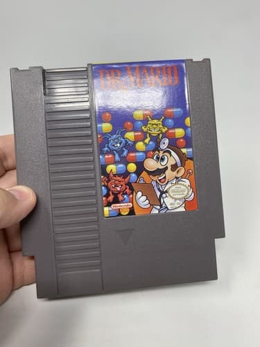 Dr. Mario (Nintendo Entertainment System, 1990) NES Authentic Game Tested — photo 2