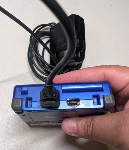 Nintendo Game Boy Advance GBA SP Cobalt Blue System AGS-001 W/ Charger — photo 7