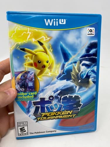 Pokken Tournament Wii U Shadow Mewtwo amiibo Card FIRST PRINT NEW FACTORY SEALED
