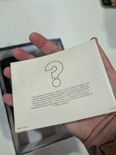 Where in Time is Carmen Sandiego Nintendo NES Box Manual Tested, No Encyclopedia — photo 9