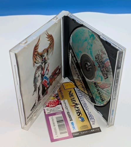 Samurai Shodown III (Zankurou Musouken) (Sega Saturn,1995) Japanese W/ Obi — photo 3