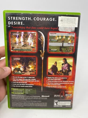 Dynasty Warriors 4 (Microsoft Xbox, 2003) CIB Complete w/ Manual Tested — photo 5