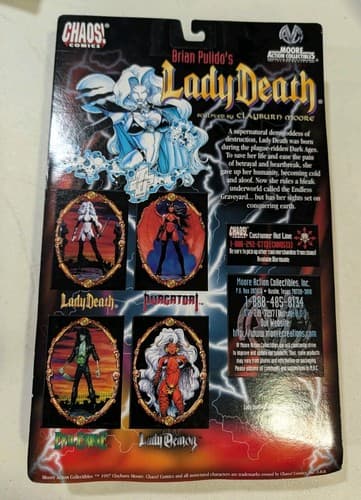 Moore Action Collectibles Lady Death Action Figure Chaos Comics — photo 2