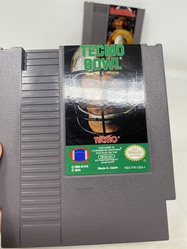 Tecmo Bowl Football and Baseball (Nintendo Entertainment System Cartridge Only — photo 5