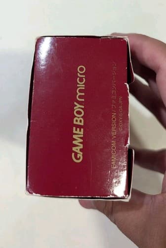 Nintendo Game Boy Micro 20th Anniversary Edition Famicom JP Happy! Mario CLEAN — photo 4