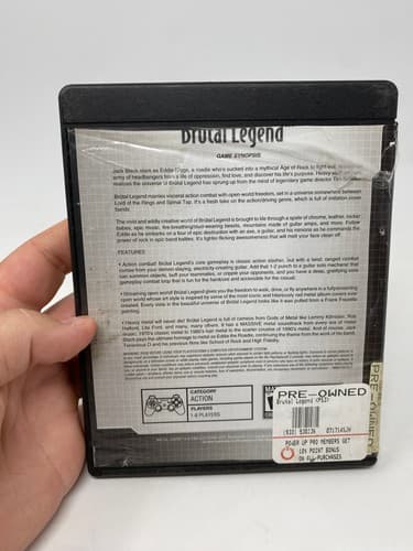 Brutal Legend PS3 Action Adventure M Mature Electronic Arts Rental Case — photo 5