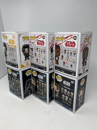 Funko Pop! Star Wars Vinyl Figures Lot of 6 - Chewbacca Dryden Gangster C2-B5 — photo 6