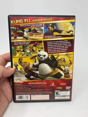Kung Fu Panda (PlayStation 2, PS2) Complete/CIB Tested Working Game Case Manual — photo 5