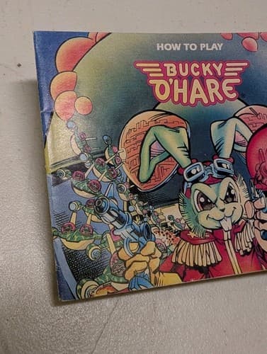 BUCKY O'HARE NES NINTENDO ORIGINAL INSTRUCTION NO GAME MANUAL ONLY RARE — photo 3