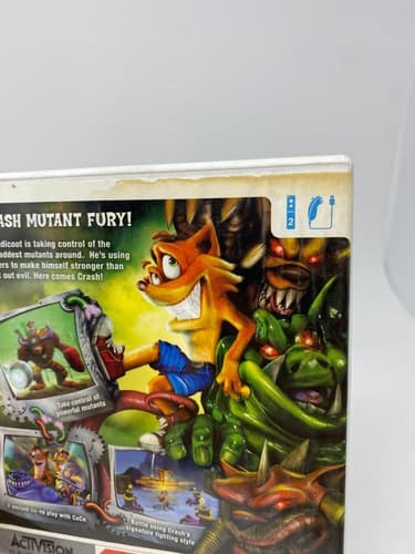 Crash Mind Over Mutant Nintendo Wii, 2008 Complete CIB Tested Check Pics Damage — photo 8