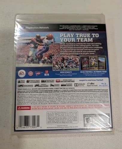 NCAA Football 14 2014 - Playstation 3 PS3 - Brand New Factory Sealed — photo 2