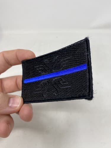 Nick Swan Knives Patches Police Blue Line And Small Eye Patch Rare Hard To Find — photo 5