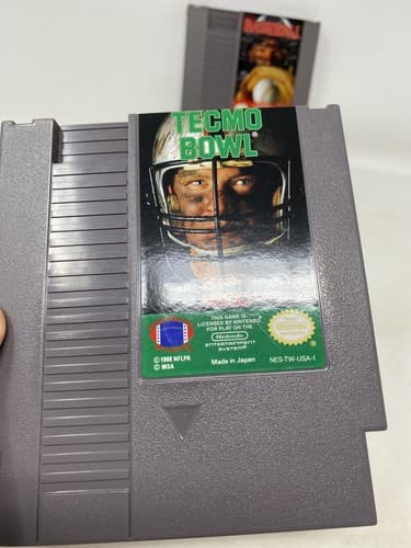 Tecmo Bowl Football and Baseball (Nintendo Entertainment System Cartridge Only — photo 6