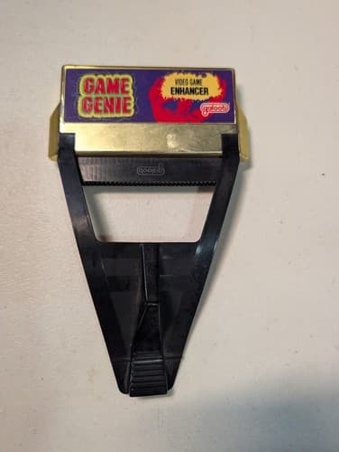 Galoob Gold Game Genie Nintendo NES Game Cartridge Adapter Enhancer Tested/Works