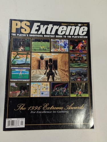 PS Extreme Magazine Volume 2 Issue 2 January 1997 Vintage Playstation Mag Jan 97