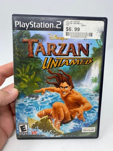 Disney's Tarzan: Untamed (PlayStation 2, 2001) Complete Tested CIB