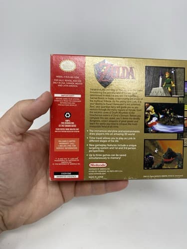 Legend of Zelda: Ocarina of Time - Collector's Edition (N64) - Manual Box & Game — photo 9
