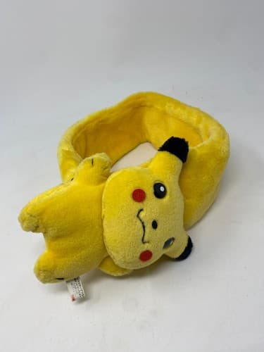 Pikachu Fat Pokemon Scarf Fuzzy Plush 6" Stuffed Toy Doll Japan Tomy
