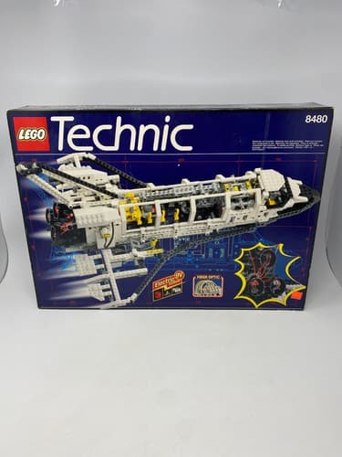 SEALED LEGO Technic 8480 Space Shuttle 9V 1368pcs Complete Set w/ Box