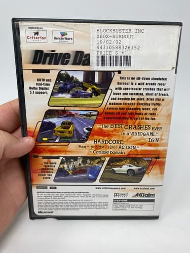 Burnout | CIB Complete | Microsoft Xbox | Game Case Manual Tested — photo 6
