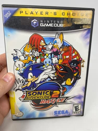 SEGA Sonic Adventure 2 Battle Player's Choice NO MANUAL GameCube E, NTSC-U/C