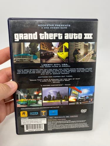 Grand Theft Auto III-GTA 3-Playstation 2-PS2-CIB w/Map & Manual-Tested — photo 5