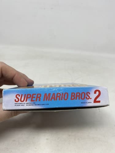SUPER MARIO BROS. 2 MARIO MADNESS NINTENDO NES BOX AND GAME — photo 3