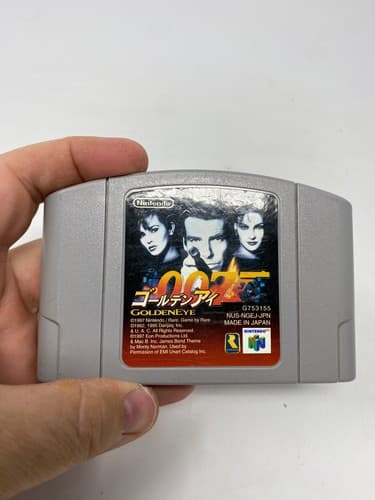 GoldenEye 007 Nintendo 64 N64 Japanese Import Cartridge Only NTSC-J NUS-NGEJ-JPN — photo 2