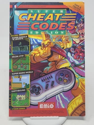 Emio Vintage Super Cheat Codes Edition SNES Code Book