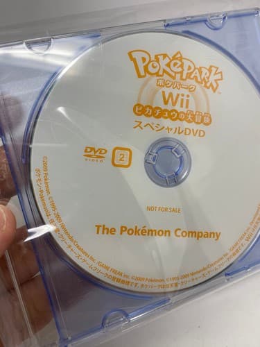 PokePark Wii DVD 2 Not for Sale Pokemon Company Nintendo Disc 2009 Game Freak — photo 3