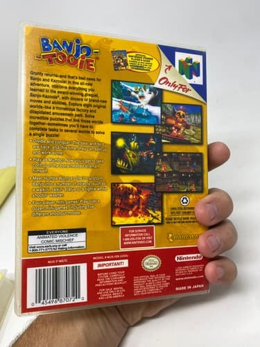 Banjo Kazooie / Tooie Lot of 2 Nintendo 64 N64 Custom Case *NO GAME* — photo 9