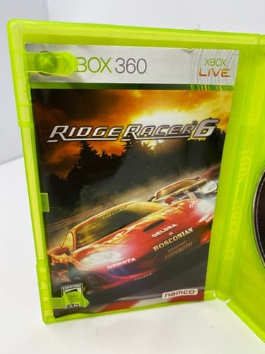 Ridge Racer 6 (Microsoft Xbox 360 2005) CIB Complete, Good, Free Shipping — photo 6