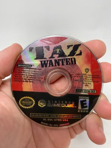 Taz Wanted (Nintendo Gamecube) DISC ONLY Loose Tested Clean Fast Shipping!