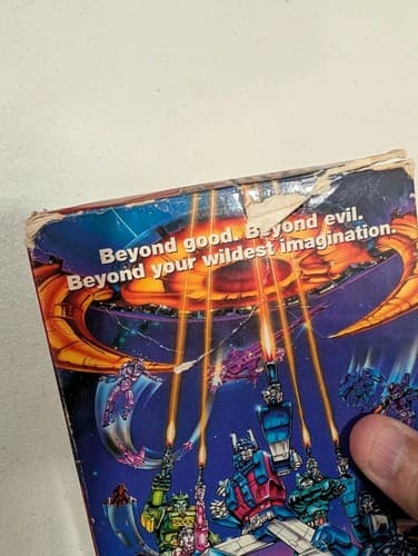 TRANSFORMERS THE MOVIE VHS F.H.E. VIDEO PETER CULLEN LEONARD MIMOY 80'S ANIME — photo 3