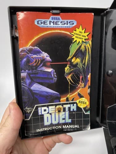 Death Duel (Sega Genesis, 1992) Complete in Box CIB Authentic Tested — photo 6