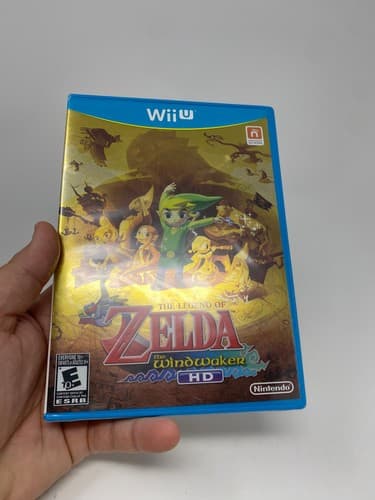 Legend of Zelda The Windwaker HD Nintendo Wii U Brand New Factory Sealed GOLD — photo 4
