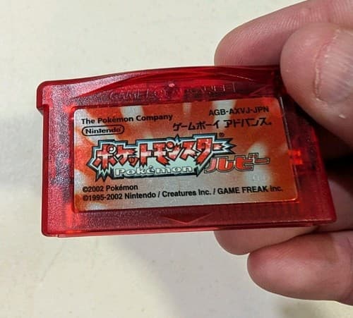 Pokemon Ruby Sapphire set Nintendo GameBoy Advance GBA Japanese ver Tested — photo 3