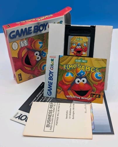 Elmo's ABCs Gameboy Color Complete CIB Nintendo Tested — photo 3
