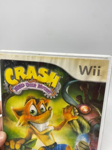 Crash Mind Over Mutant Nintendo Wii, 2008 Complete CIB Tested Check Pics Damage — photo 2