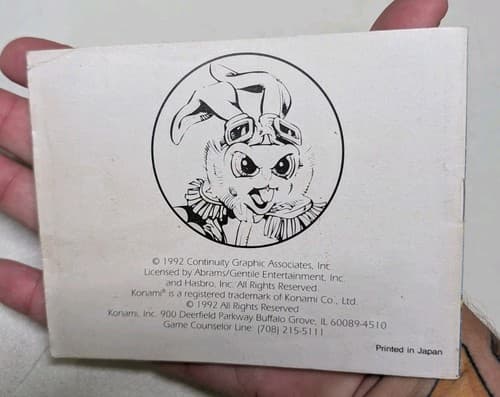 BUCKY O'HARE NES NINTENDO ORIGINAL INSTRUCTION NO GAME MANUAL ONLY RARE — photo 4