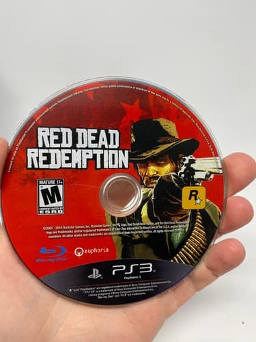 Red Dead Redemption (Sony PlayStation 3, 2010) DISC ONLY Tested Authentic