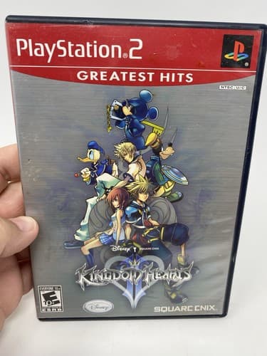 Kingdom Hearts II 2 Greatest Hits PS2 Square Enix Action RPG Disney Video Game