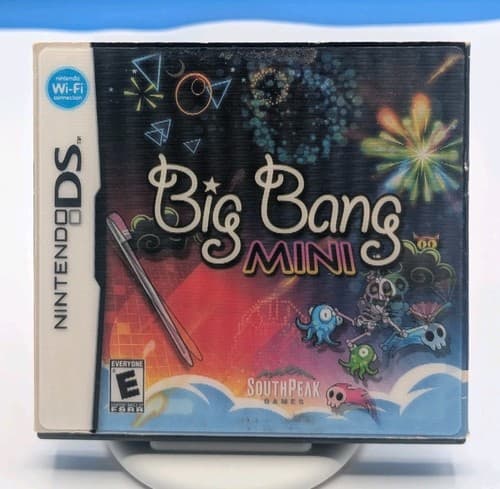Big Bang Mini (Nintendo DS, 2009) GAME AND CASE w/ Slip Cover- Tested