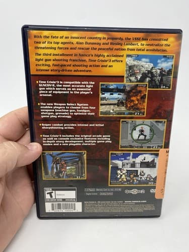 Time Crisis 3 (Sony PlayStation 2, PS2) Tested And Works- No Manual — photo 7