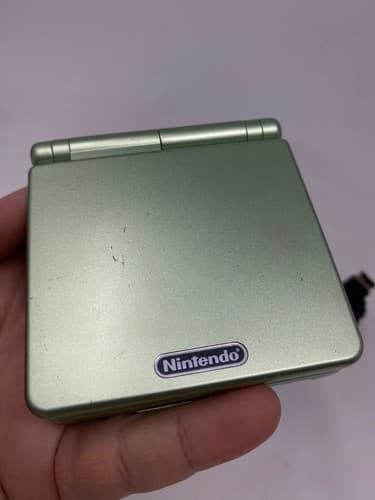 【Excellent】Nintendo GameBoy Advance SP Pearl Green GBA Console #RET08/0603/02 — photo 4